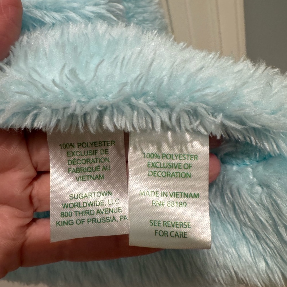 Lilly Pulitzer Light Blue Fuzzy Jacket - Picture 5 of 6